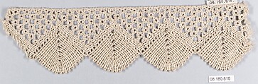 Fragment, Bobbin lace, Swedish, Dalarna