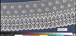 Fragment, Bobbin lace, British, Buckinghamshire