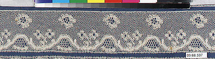 Fragment of lace, British