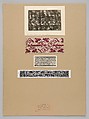 Band, Silk on linen, Italian
