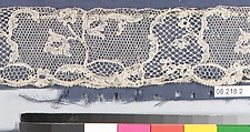 Fragment, Bobbin lace, British, Buckinghamshire