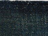 Textile fragment, Resist-dyed on plain weave; warp: dyed linen, Z spun, 16 per cm; weft: dyed linen, Z spun, 15–16 per cm, Russian