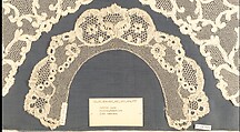 Collar, Bobbin lace, British, Buckinghamshire