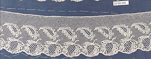 Fragment, Bobbin lace, British, Buckinghamshire