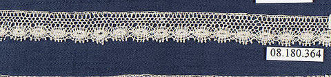 Piece, Bobbin lace, German, Saxony