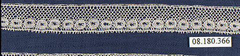 Piece, Bobbin lace, German, Saxony