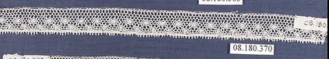 Piece, Bobbin lace, German, Saxony