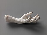 Study of a hand, Auguste Rodin (French, Paris 1840–1917 Meudon), Cast plaster, French