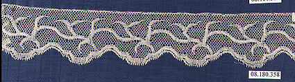 Piece, Bobbin lace, German, Saxony