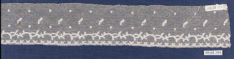 Fragment of lace, French