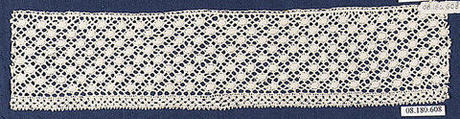 Piece, Bobbin lace, Italian, Abruzzi