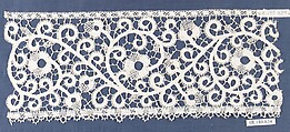Piece, Bobbin lace, Italian, Cantù