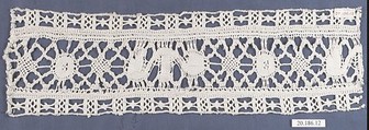 Insertion, Bobbin lace, Italian, Genoa