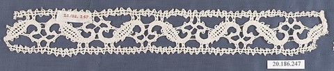 Insertion, Bobbin lace, Italian, Florence
