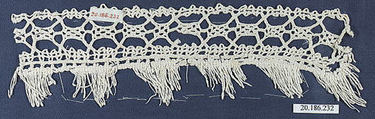Edging, Bobbin lace, Italian, Venice
