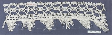 Edging, Bobbin lace, Italian, Venice
