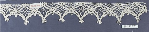 Edging, Bobbin lace, Italian, Venice