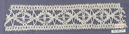 Insertion, Bobbin lace, Italian, Venice