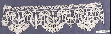 Edging, Bobbin lace, Italian, Liguria