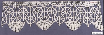Edging, Bobbin lace, Italian, Liguria
