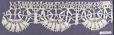 Insertion, Bobbin lace, Italian, Genoa