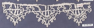 Edging, Bobbin lace, Italian, Liguria