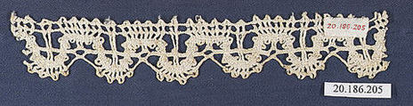 Edging, Bobbin lace, Italian, Venice