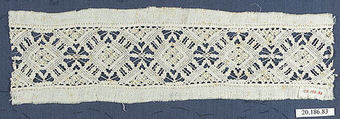 Insertion, Bobbin lace, Italian, Venice