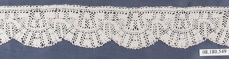 Fragment, Bobbin lace, Italian, possibly Milan