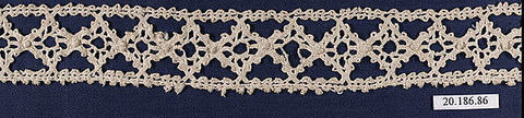 Insertion, Bobbin lace, Italian, Venice