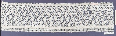 Strip, Bobbin lace, Italian, Tuscany