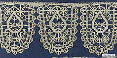 Edging, Bobbin lace, Italian, Genoa