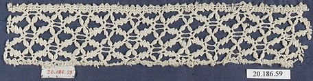 Strip, Bobbin lace, Italian, Genoa