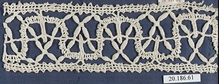 Insertion, Bobbin lace, Italian, Genoa