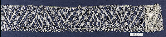 Strip, Silk, bobbin lace, Swedish