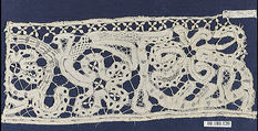 Piece, Bobbin lace, Flemish or Italian