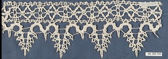 Fragment, Bobbin lace, Italian