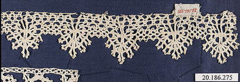 Edging, Bobbin lace, Italian, Venice