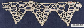 Edging, Bobbin lace, Italian, Venice