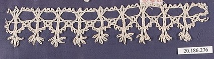 Edging, Bobbin lace, Italian, Venice