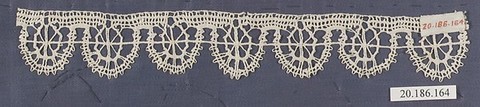 Edging, Bobbin lace, Italian, Genoa