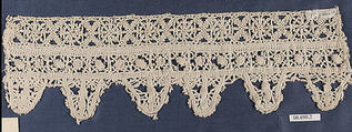 Fragment, Bobbin lace, Italian