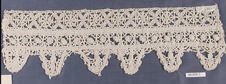 Fragment, Bobbin lace, Italian
