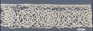 Insertion, Bobbin lace, Italian, Genoa