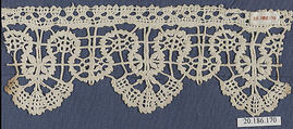 Edging, Bobbin lace, Italian, Genoa