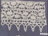 Border, Bobbin lace, Italian, Genoa