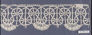 Edging, Bobbin lace, Italian, Genoa
