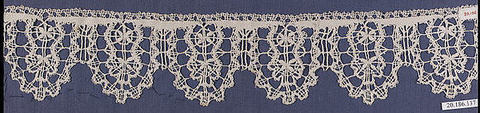 Strip, Bobbin lace, Italian, Genoa