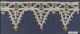 Edging, Bobbin lace, Italian, Venice
