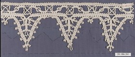 Edging, Bobbin lace, Italian, Venice